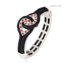 Pulseira Bangle-64 Moda Rhinestone Jóias Wrap Bangle em banhado a ouro